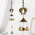 Adorno Colgante Campana de Viento / 4# Pez Doble Monocapa