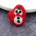 Mini Snowman Glove Style / Red