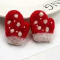 Polka Dot Glove Style / 1 Piece / Red