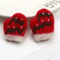 Wavy Pattern Glove Style / 1 Piece / Red