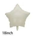 18 Inch Cream White Star