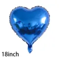 18 Inch Royal Blue Heart