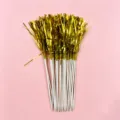 Gold Tassel Picks / 10cm (ai-50 Pieces/Pack)