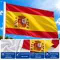 Bandera de España Con Lazos (90x145cm)