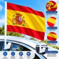 Spain Car Flag (6 Pcs)
