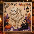 Estilo 15 - Yoga de Momia de Halloween / 20*20*2cm