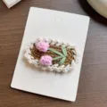 Mazzo di Fiori Rosa (Uncinetto) / 1 Pezzo