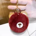 Burgundy Pom-pom