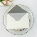 Silver Glitter Lining / Cream
