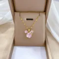 G133 Chaîne en Acier Inoxydable Pendentif en Cuivre