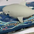 Shark Squishy / 30cm with Display Box / Gray