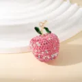 Selected Pink Apple Keychain