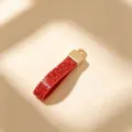 Bright Red Lanyard Pendant