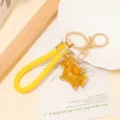 Yellow Zodiac Horse Pendant with Braided Rope / Yellow