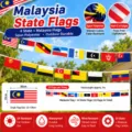 Banderole 15 États de Malaisie (Horizontale)