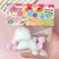 Teddy Dog Squishy / PVC Self-Sealing Bag / White