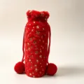 15x11cm / Roter Plüschstern
