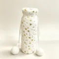 15x11cm / Weißer Plüschstern