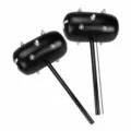 Large Hard Handle Square Wolf Tooth Hammer Black
