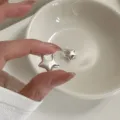 Three-Dimensional Star Earrings