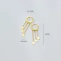 Star Tassel Earrings - Gold
