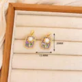 Sunflower Pendant (XL4090) / 1 Piece/Pack / Gold Purple