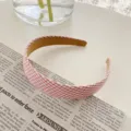 Pink Plaid Headband