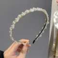 S-Shaped Artificial Pearl Headband