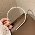 Model B Alternating Size Artificial Pearl Headband