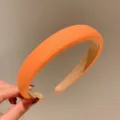 Orange Wide Sponge Headband