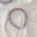 Light Purple Pleated Headband