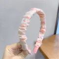 Pink Solid Color Labeled Headband
