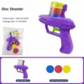 Carrot Flying Saucer Gun / 15 Soft Bullets Pack / Purple