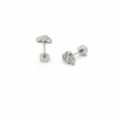Biene Runder Ohrstecker Stil