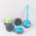 Silver PET Ball With Long Handle / 1 Set / Silver