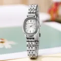 Silver Band White Dial