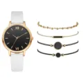 Watch and Bracelet Set / White