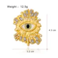 Rhinestone-Inlaid Eye Style (XZ102-A)