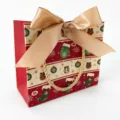 Bolsa de Navidad + Lazo Dorado
