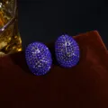 Gunmetal Blue Oval Style (DTE1216403GU-BU)