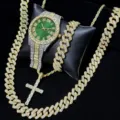 Tweekleurig Groen (Gouden Sieraden)