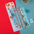 Juego Tarjeta Navidad-Azul