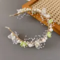 Green Flower Headband