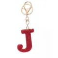 Buchstabe J / Roter Strass