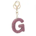Buchstabe G / Rosa Strass