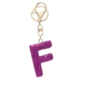 Buchstabe F / Lila Strass