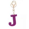 Buchstabe J / Lila Strass