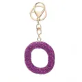Buchstabe O / Lila Strass