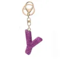 Buchstabe Y / Lila Strass