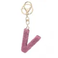 Buchstabe V / Rosa Strass
